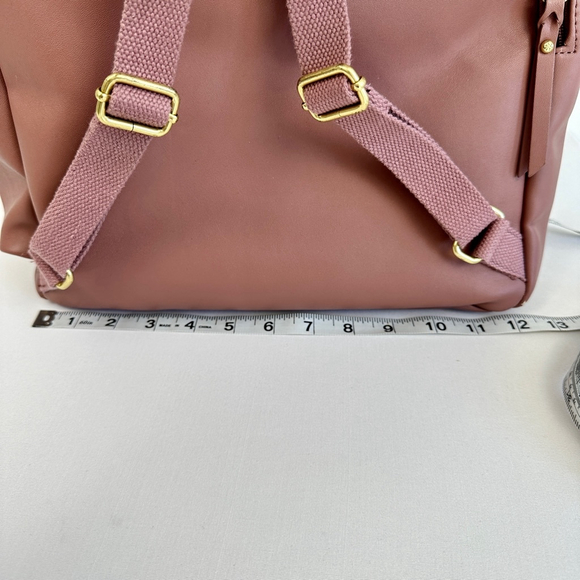 Skip Hop Greenwich Simply Chic Diaper Backpack Dusty Rose Pink - Picture 12 of 13